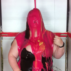 CandyCustard: Candy in PVC Gunge Tank
