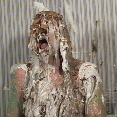 Anglefan.com: Blue slimed in a dress!