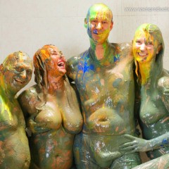 WSMProductions: Jenny & friends in messiest fun with snooty boss & Avatar - Wsm