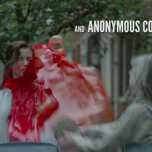 PieFightGirls: Mr Robot--Stephanie Corneliussen Red Paint