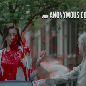 PieFightGirls: Mr Robot--Stephanie Corneliussen Red Paint
