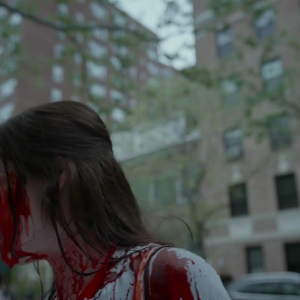 PieFightGirls: Mr Robot--Stephanie Corneliussen Red Paint