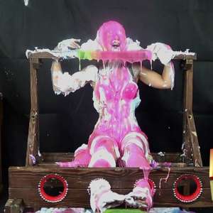 LiquidX: Tamsin, Bikini, Pillory, Mess, Pies, Pictures!