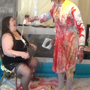 CandyCustard: Maria, Candy and Cd/tv client trash each other