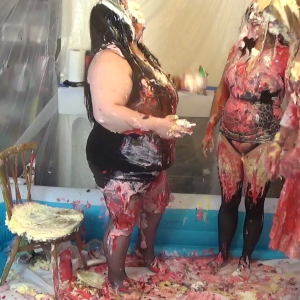CandyCustard: Maria, Candy and Cd/tv client trash each other