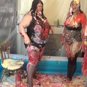 CandyCustard: Maria, Candy and Cd/tv client trash each other