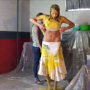 RevSlymsford: UMD legends Jilly and Abigail make darts fun by adding stripping and sliming
