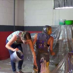 RevSlymsford: UMD legends Jilly and Abigail make darts fun by adding stripping and sliming