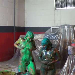 RevSlymsford: UMD legends Jilly and Abigail make darts fun by adding stripping and sliming