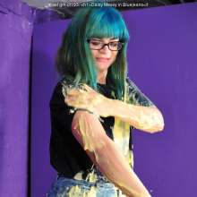 DungeonMasterOne: Daisy completely creams herself in jeans and jean jacket!