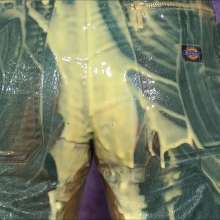 DungeonMasterOne: Maria demonstrates just how sexy a tight-fitting messy jumpsuit can be!
