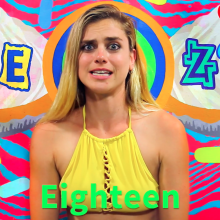 PieZone: Snobby Blonde Model Gets Pied and Slimed on New Gameshow Episode!