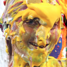 PieZone: Snobby Blonde Model Gets Pied and Slimed on New Gameshow Episode!