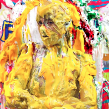 PieZone: Snobby Blonde Model Gets Pied and Slimed on New Gameshow Episode!