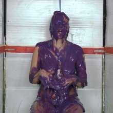 bosunbob: Kara topless in the tank and she actually wants to be gunged!