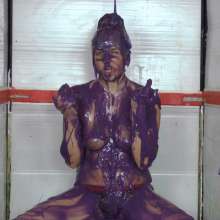 bosunbob: Kara topless in the tank and she actually wants to be gunged!