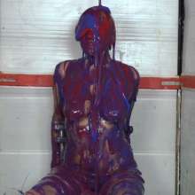 bosunbob: Kara topless in the tank and she actually wants to be gunged!