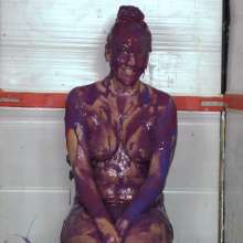 bosunbob: Kara topless in the tank and she actually wants to be gunged!