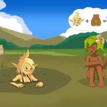 RadicalOne95: Wakfu: Evangelyne and Amalia in Quicksand