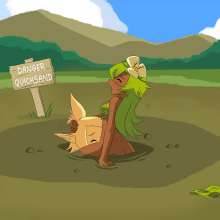 RadicalOne95: Wakfu: Evangelyne and Amalia in Quicksand