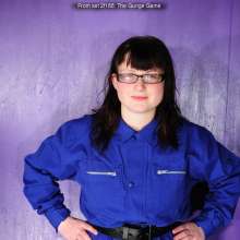 DungeonMasterOne: Saturation Hall: The Gunge Game!  Two women totally plastered in mess!
