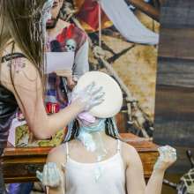 walking the plank: 'new'  Pie in the face and slimed--''game show 04 girls''  Program 07