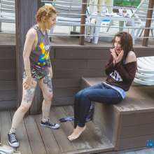 wet.look.me: Vita-- wetlook model--is a charming brunette with an astute gaze