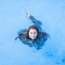 wet.look.me: Vita-- wetlook model--is a charming brunette with an astute gaze