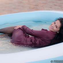 EuroWAM Team: Sabina dunked--winter clothes this time