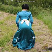 DungeonMasterOne: Mud!  Maude and Rosemary!  Pink sportswear, green dress, PVC rain mac!