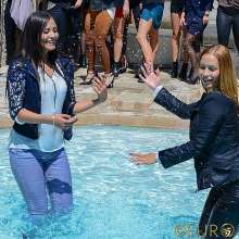 EuroWAM Team: Wetlook dancing session with two ladies