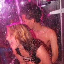 lofw: Hot and wet under the disco shower 1