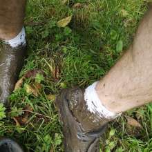 jamcustard22: Porridge in trainers then walk in mud.
