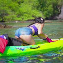 Alana SexyMessyBabes: Kayak Adventure