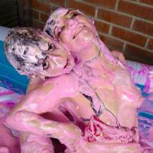 messyhot: Lum and Honey Heptane Slime Wrestling Pie Fight