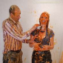 WSMProductions: Messy Secretary--Mr. and Mrs. Custard Couple