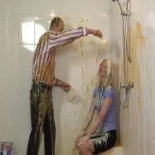 WSMProductions: Messy Secretary--Mr. and Mrs. Custard Couple