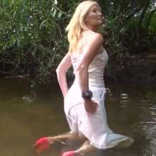 WSMProductions: Muddy Fun--Mrs. CC in Mud Slut 4  the White Gown