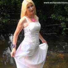 WSMProductions: Muddy Fun--Mrs. CC in Mud Slut 4  the White Gown