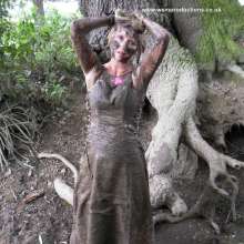 WSMProductions: Muddy Fun--Mrs. CC in Mud Slut 4  the White Gown