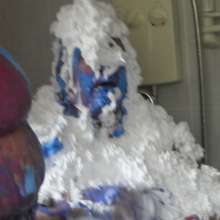 messyjojo: Mikeys first proper sploshing experience