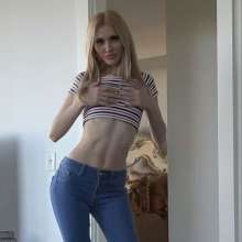 lofw: Really hot wet jeans masturbation