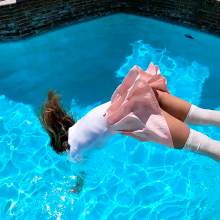 WetZone: Sofia Is Wet 'n'  Wild at the Cheerleader Pool Party!
