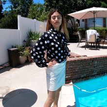 WetZone: Sofia Gets Soaking Wet in Her Work Clothes!