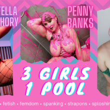PennyBanks: My first messy lesbian threesome--live next week!