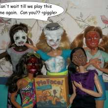 Twilight Man: The Diminutive Divas:  "Pie Face" Game