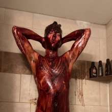 Alexxx: Alex's Chocolate Syrup Shower