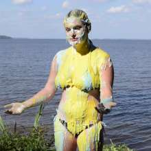 FunFilled Photography: Ashley Plays Pie and Slime Trivia!