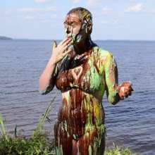 FunFilled Photography: Ashley Plays Pie and Slime Trivia!