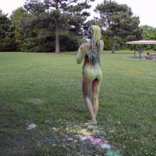 FunFilled Photography: College Girls Rach and Ash Pie and Slime each Other!